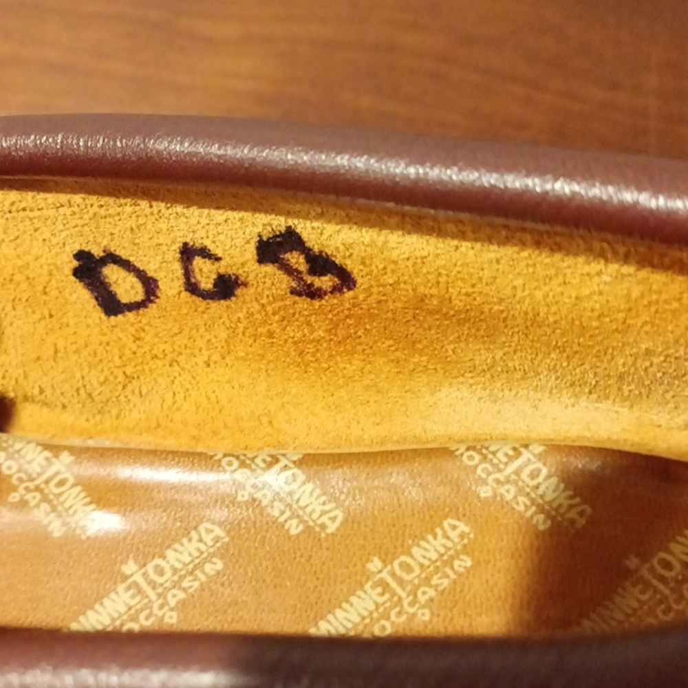 Men's Minnetonka Classic Leather Slip On Moccasin Loafer size 13 - Picture 7 of 7